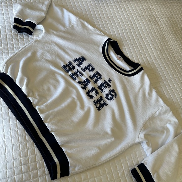 Sundry white and navy sweatshirt, size XL - Picture 10 of 10